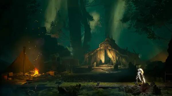 Пример визуального стиля и графики игры Somber Echoes