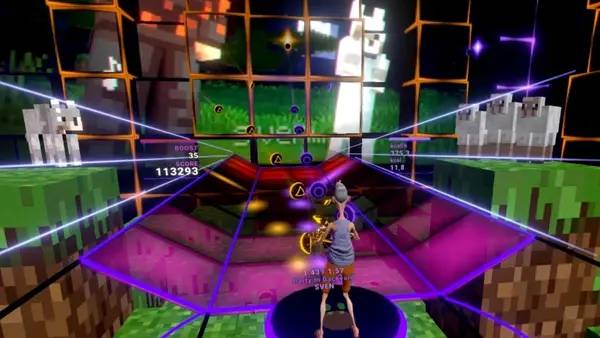 Пример визуального стиля и графики игры Song Beater  Quite My Tempo!