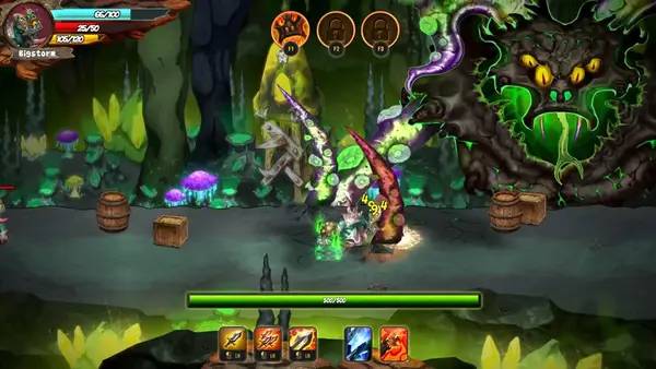 Пример визуального стиля и графики игры Soul Grabber