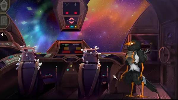 Пример визуального стиля и графики игры Space Gliders