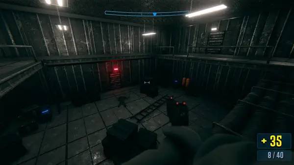 Пример визуального стиля и графики игры Space Mercenary Shooter Episode 1