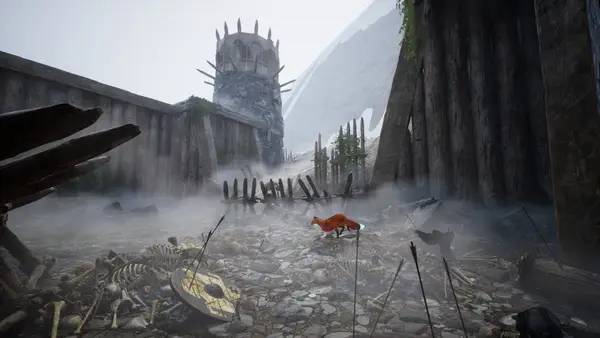 Пример визуального стиля и графики игры Spirit of the North 2