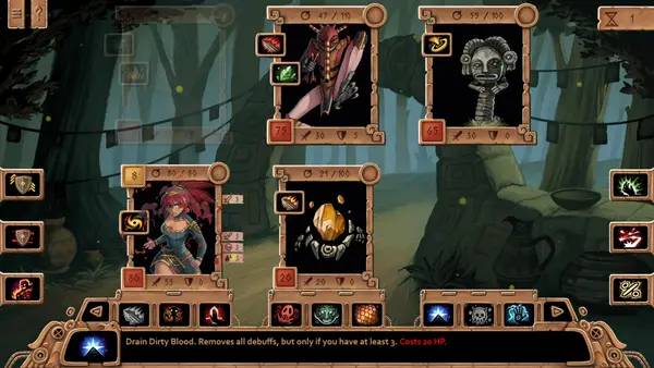 Пример визуального стиля и графики игры Spirits of The Silicium Forest