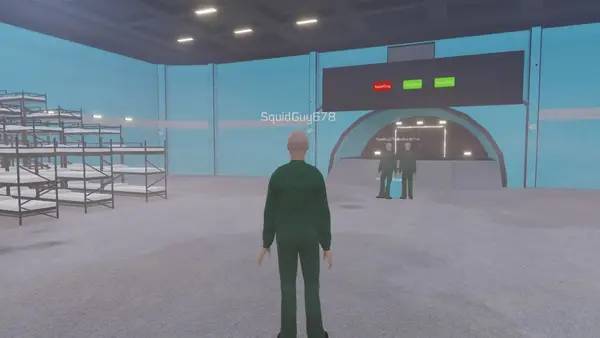 Пример визуального стиля и графики игры SQUID GUYS