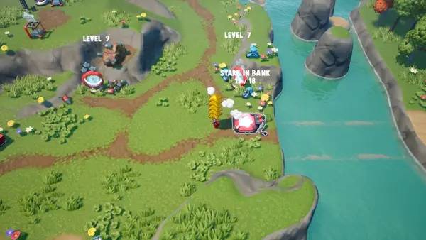 Пример визуального стиля и графики игры Stack by stack