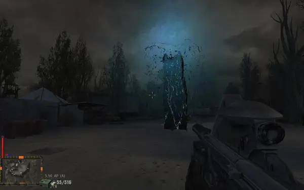 Пример визуального стиля и графики игры Сталкер  Shadow of Chernobyl - DIANA  Dilogy