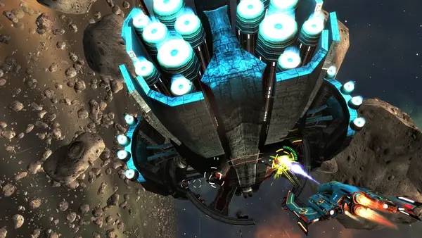 Пример визуального стиля и графики игры Star Horizon