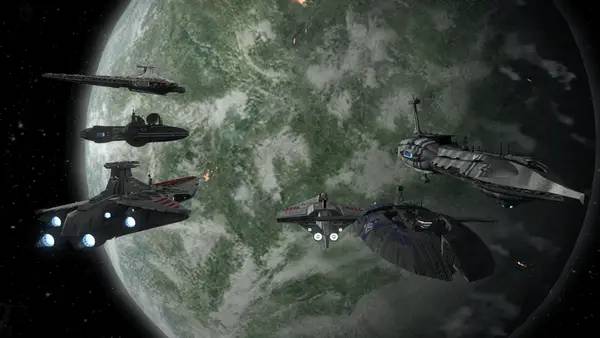 Пример визуального стиля и графики игры Star Wars  Battlefront 2 - Remaster Project