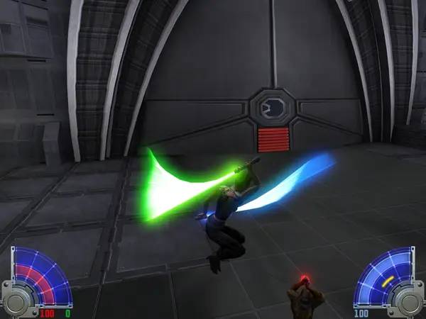 Пример визуального стиля и графики игры STAR WARS Jedi Knight - Jedi Academy