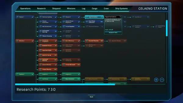 Пример визуального стиля и графики игры Starcom Unknown Space