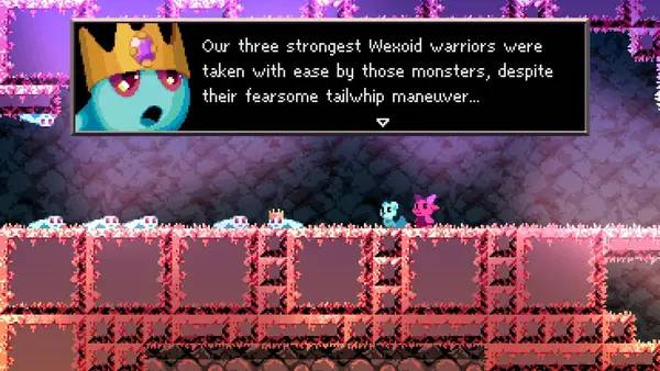 Пример визуального стиля и графики игры Stardust Demon