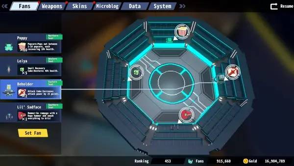 Пример визуального стиля и графики игры Starena