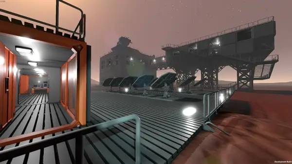 Пример визуального стиля и графики игры Stationeers