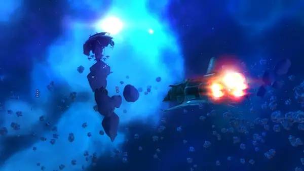 Пример визуального стиля и графики игры Stellar Wanderer DX