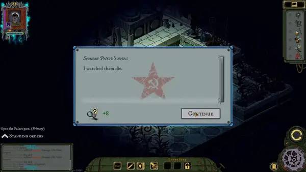 Пример визуального стиля и графики игры Stirring Abyss