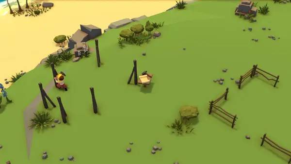Пример визуального стиля и графики игры Stranded Sails - Explorers of the Cursed Islands