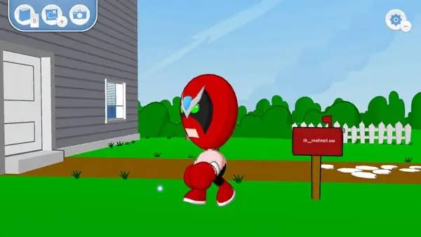 Пример визуального стиля и графики игры Strong Bad's Cool Game for Attractive People  Season 1