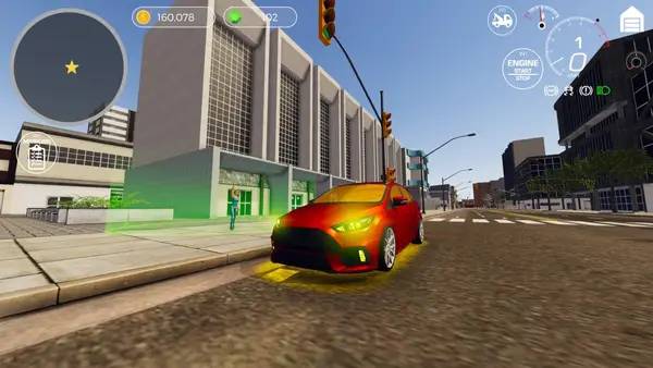 Пример визуального стиля и графики игры Suber Driver