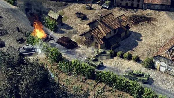 Пример визуального стиля и графики игры Sudden Strike 4