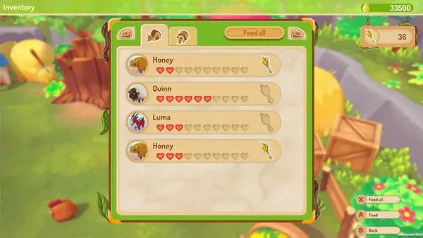 Пример визуального стиля и графики игры Sugardew Island - Your cozy farm shop