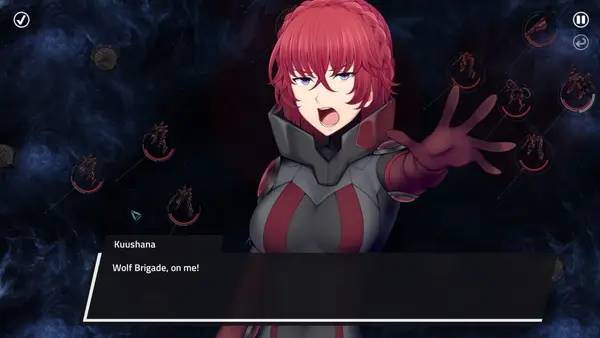 Пример визуального стиля и графики игры Sunrider 4  The Captain's Return