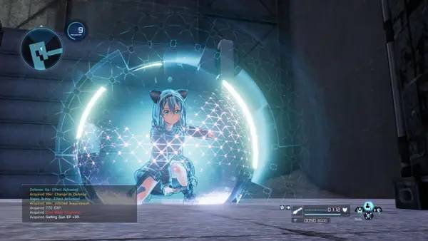 Пример визуального стиля и графики игры Sword Art Online  Fatal Bullet