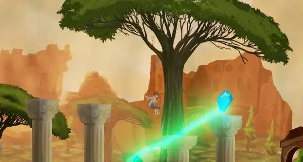 Пример визуального стиля и графики игры Tale of Palmi