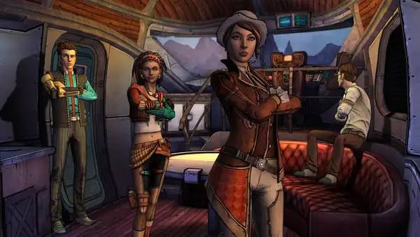 Пример визуального стиля и графики игры Tales from the Borderlands