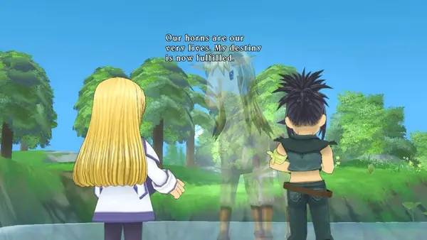 Пример визуального стиля и графики игры Tales of Symphonia