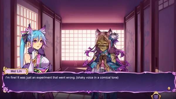 Пример визуального стиля и графики игры Tales of Tsuki - Moon Guardians