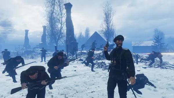 Пример визуального стиля и графики игры Tannenberg