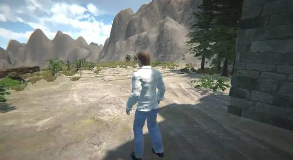 Пример визуального стиля и графики игры Tar Alterra Adventure Game