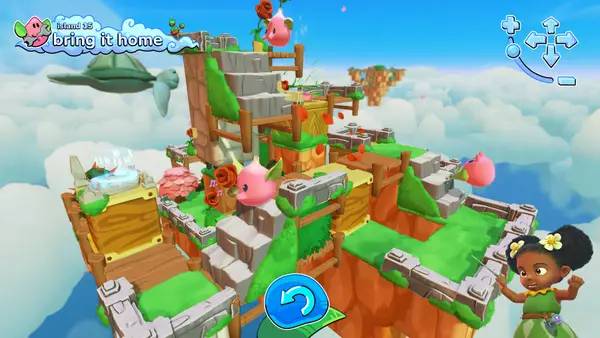 Пример визуального стиля и графики игры Tempopo