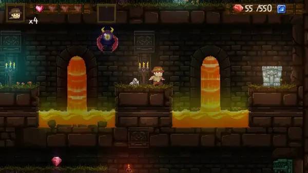 Пример визуального стиля и графики игры Teppo and The Secret Ancient City