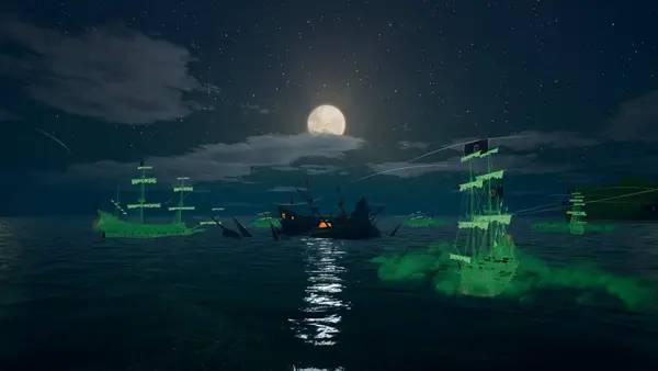 Пример визуального стиля и графики игры Terror of the Seven Seas