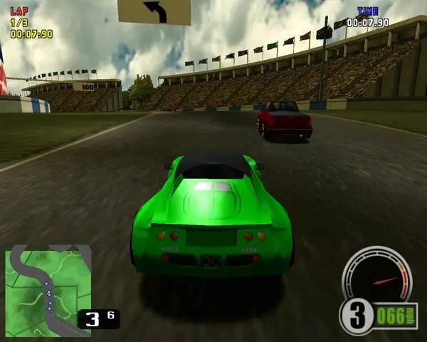 Пример визуального стиля и графики игры Test Drive 6