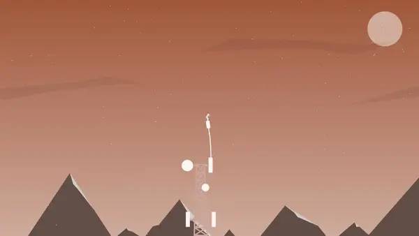 Пример визуального стиля и графики игры That Flipping Mountain