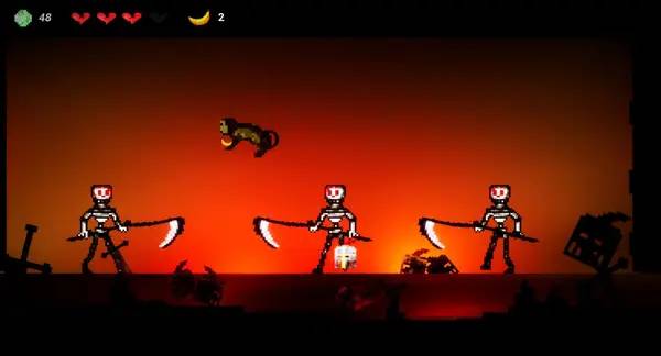 Пример визуального стиля и графики игры The Ape Tales  An Epic Adventure Game