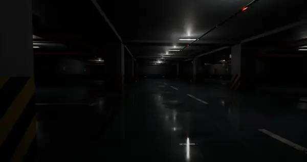 Пример визуального стиля и графики игры The Backroom Project