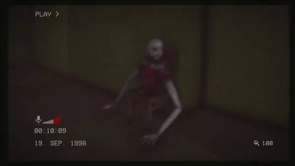 Пример визуального стиля и графики игры The Backrooms 1998 - Found Footage Survival Horror Game