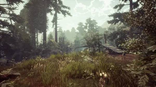 Пример визуального стиля и графики игры The Beast Inside