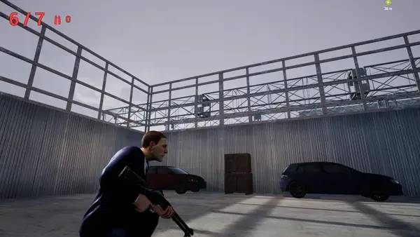 Пример визуального стиля и графики игры The Black Hole