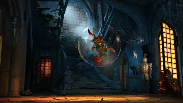 Пример визуального стиля и графики игры The Book of Unwritten Tales 2