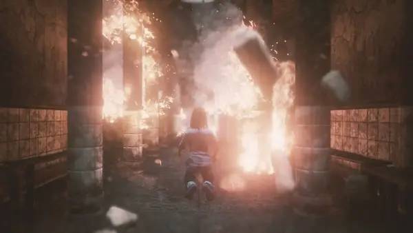 Пример визуального стиля и графики игры The Butterfly Sign