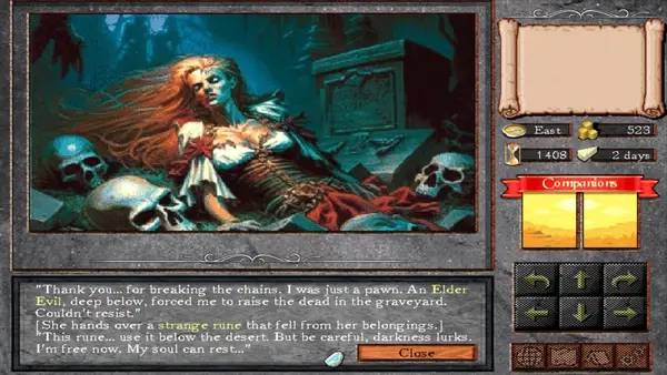 Пример визуального стиля и графики игры The Darkness Below