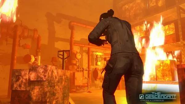 Пример визуального стиля и графики игры The Descendant