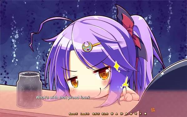 Пример визуального стиля и графики игры The Ditzy Demons Are in Love With Me