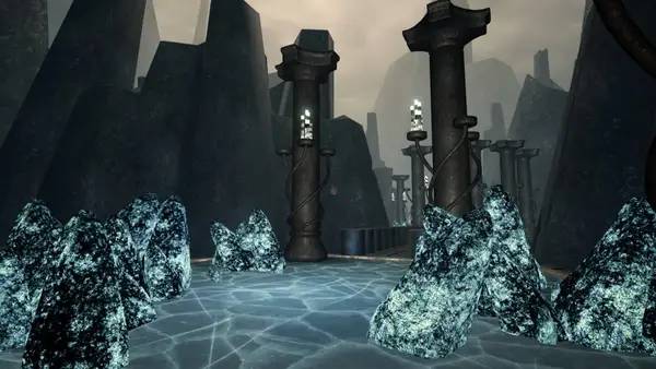 Пример визуального стиля и графики игры The Five Cores Remastered