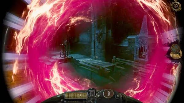 Пример визуального стиля и графики игры The House of Da Vinci 2