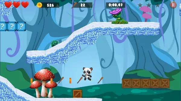 Пример визуального стиля и графики игры The Incredible Adventures of Super Panda